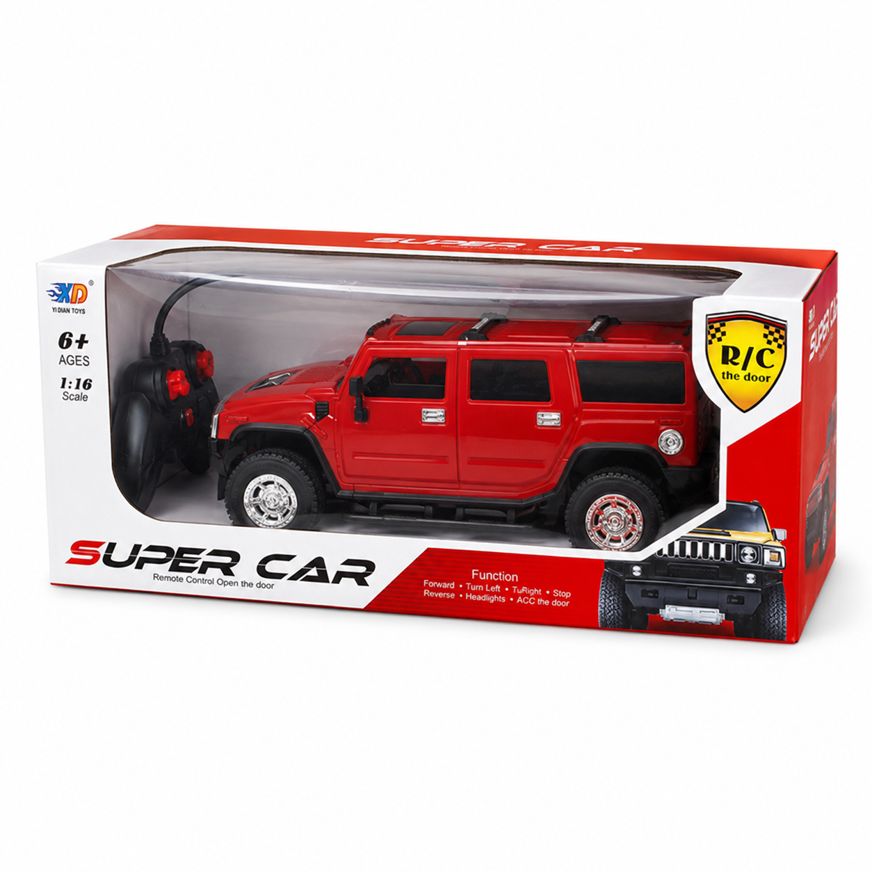 Super Car Remote Control Vehicle – 1:16 Scale, Kids RC Car, Ages 6+