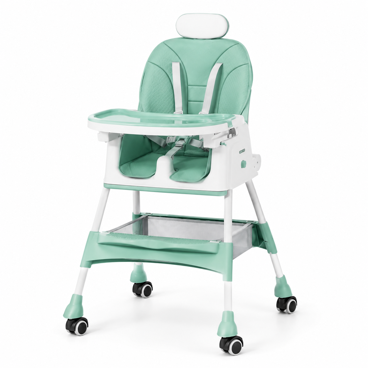 Convertible Baby High Chair with Adjustable Feeding Tray