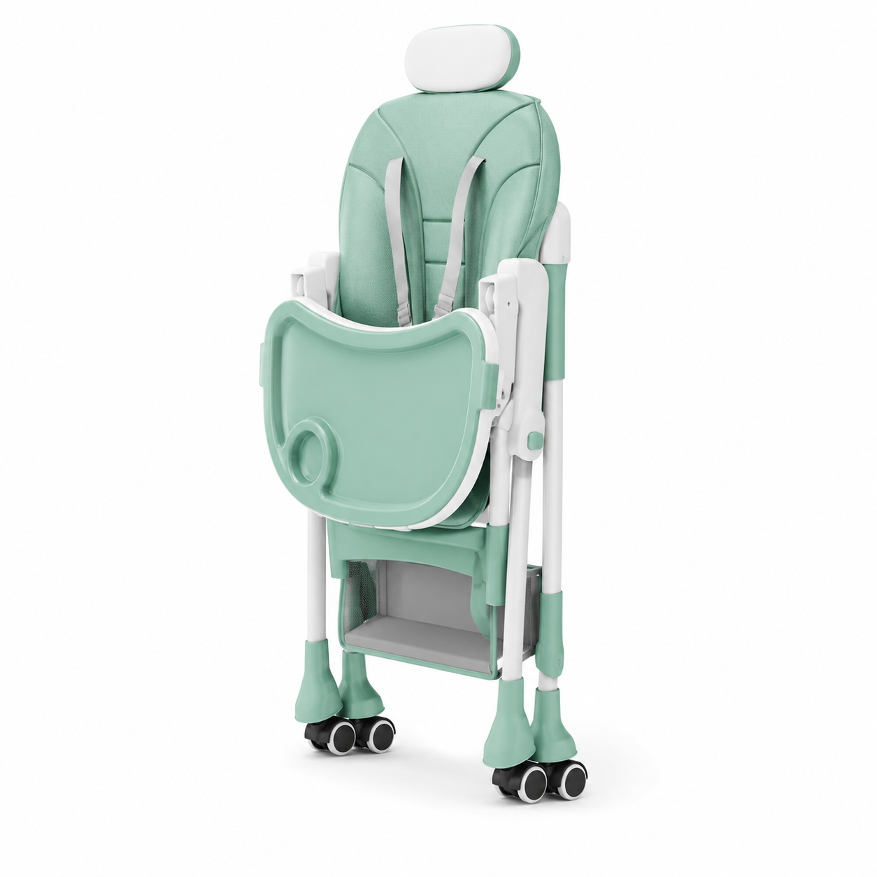 Convertible Baby High Chair with Adjustable Feeding Tray