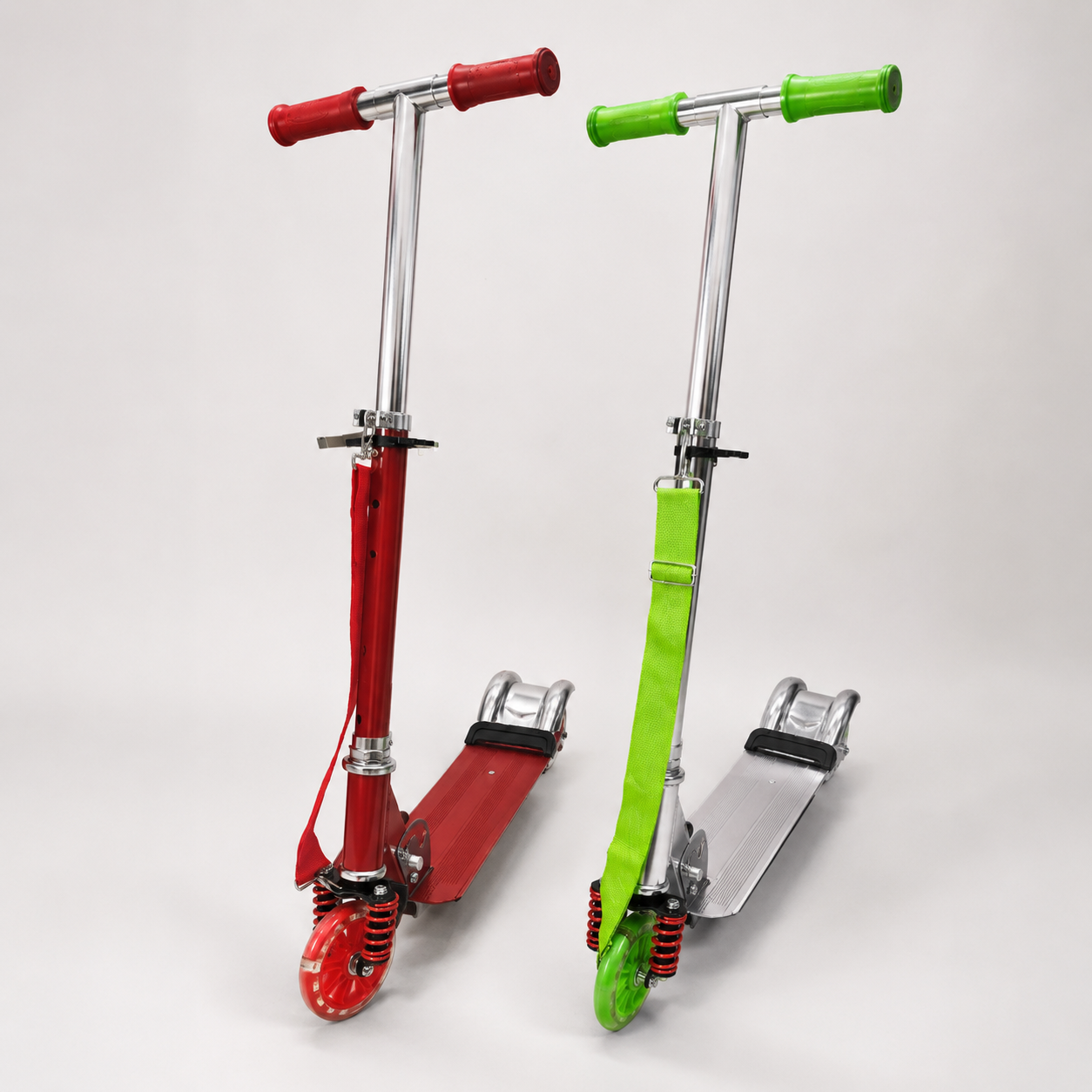 Heavy Metal Kick Scooter with Adjustable Handle