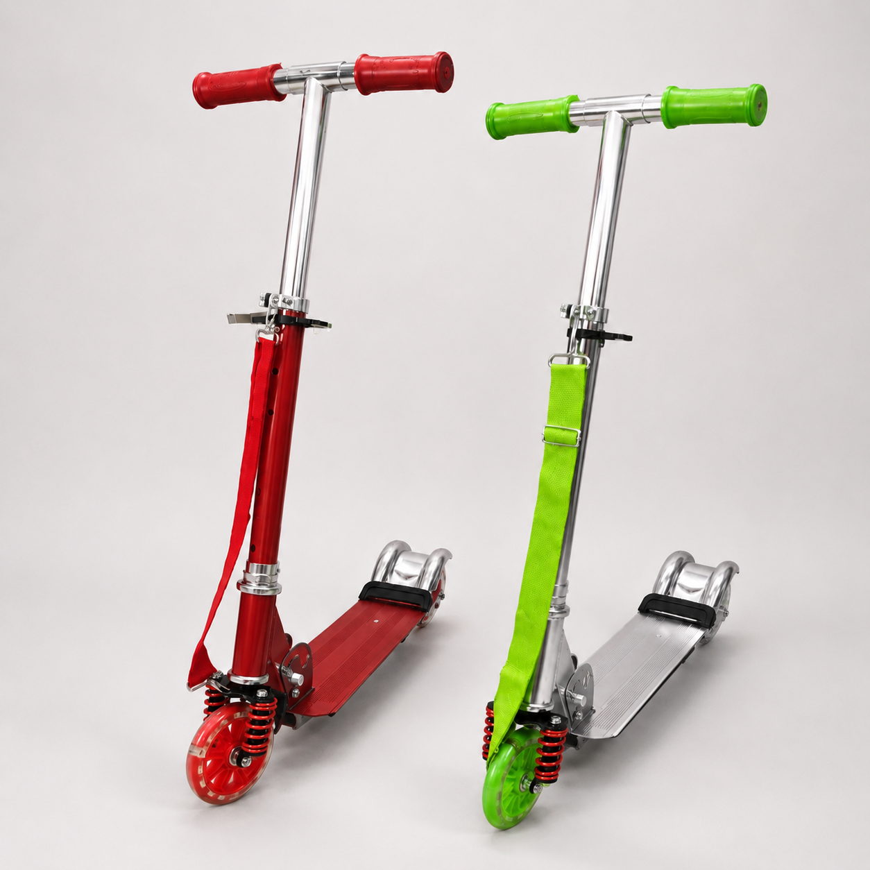 Heavy Metal Kick Scooter with Adjustable Handle