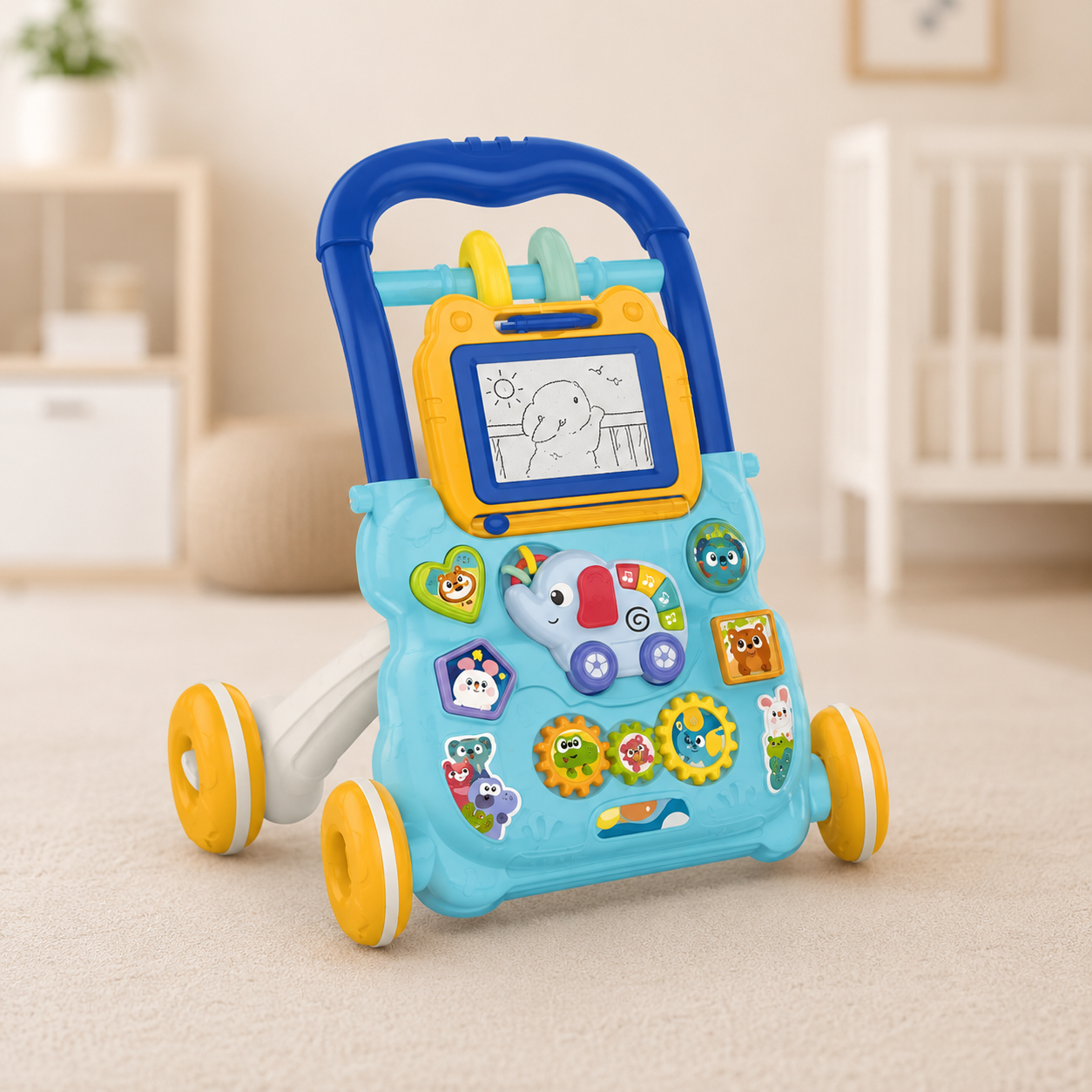 Baby Activity Walker with Music and Learning Toys