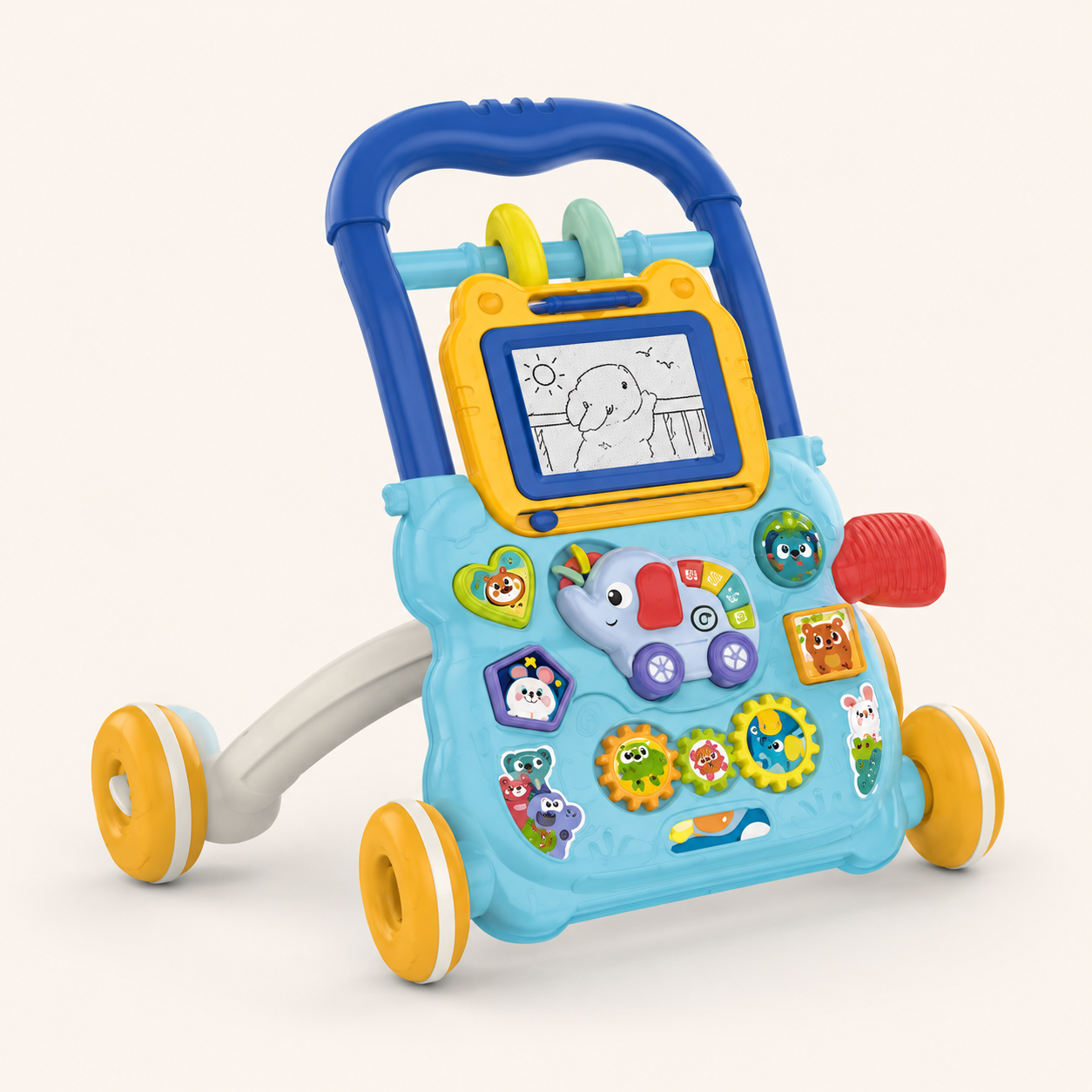 Baby Activity Walker with Music and Learning Toys