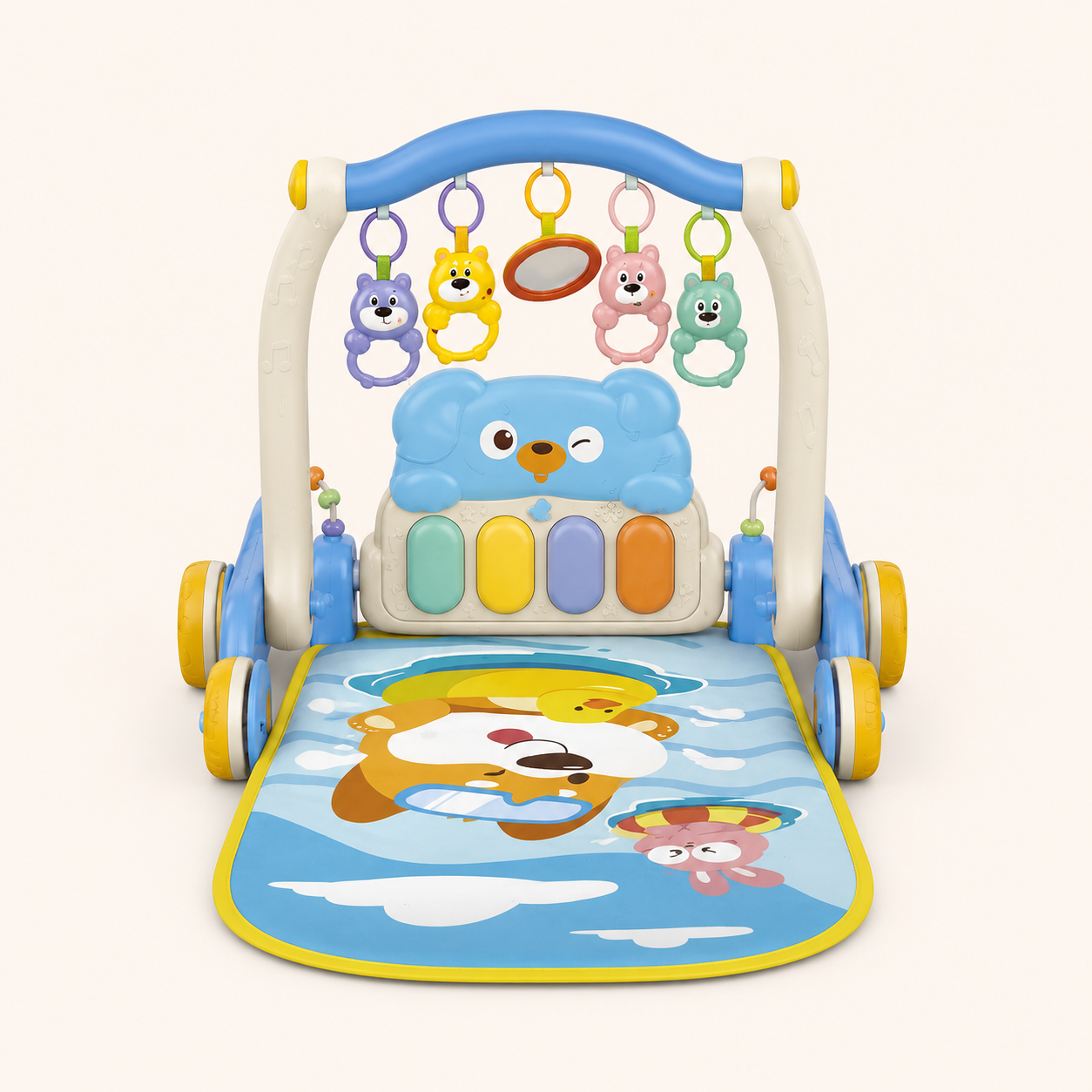 Baby 2-in-1 Activity Walker with Learning Panel