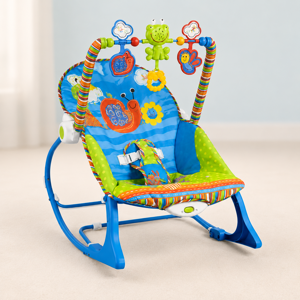 Baby Rocker Seat with Gentle Motion Support