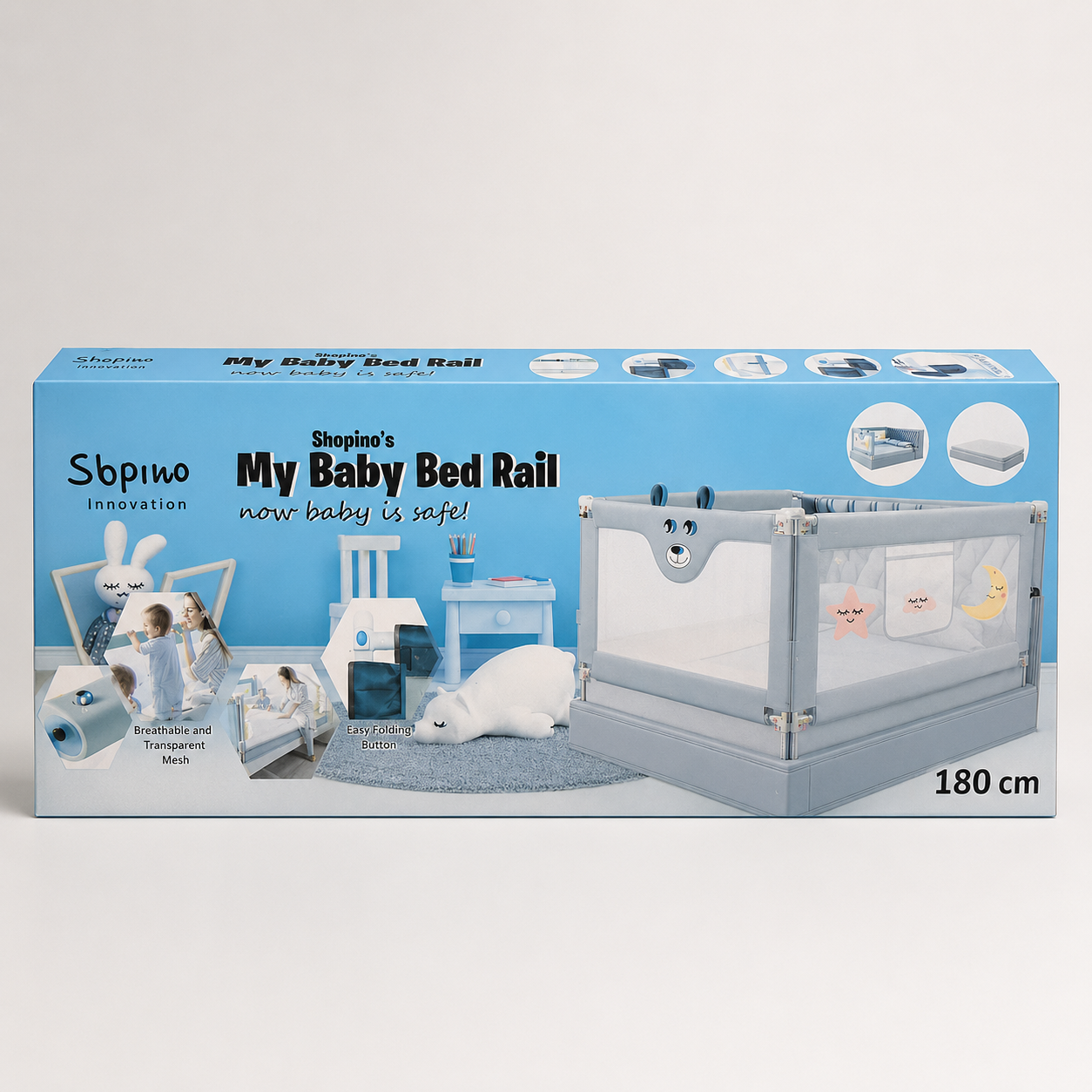 Baby Bed Rail Guard for Toddler Sleep Support