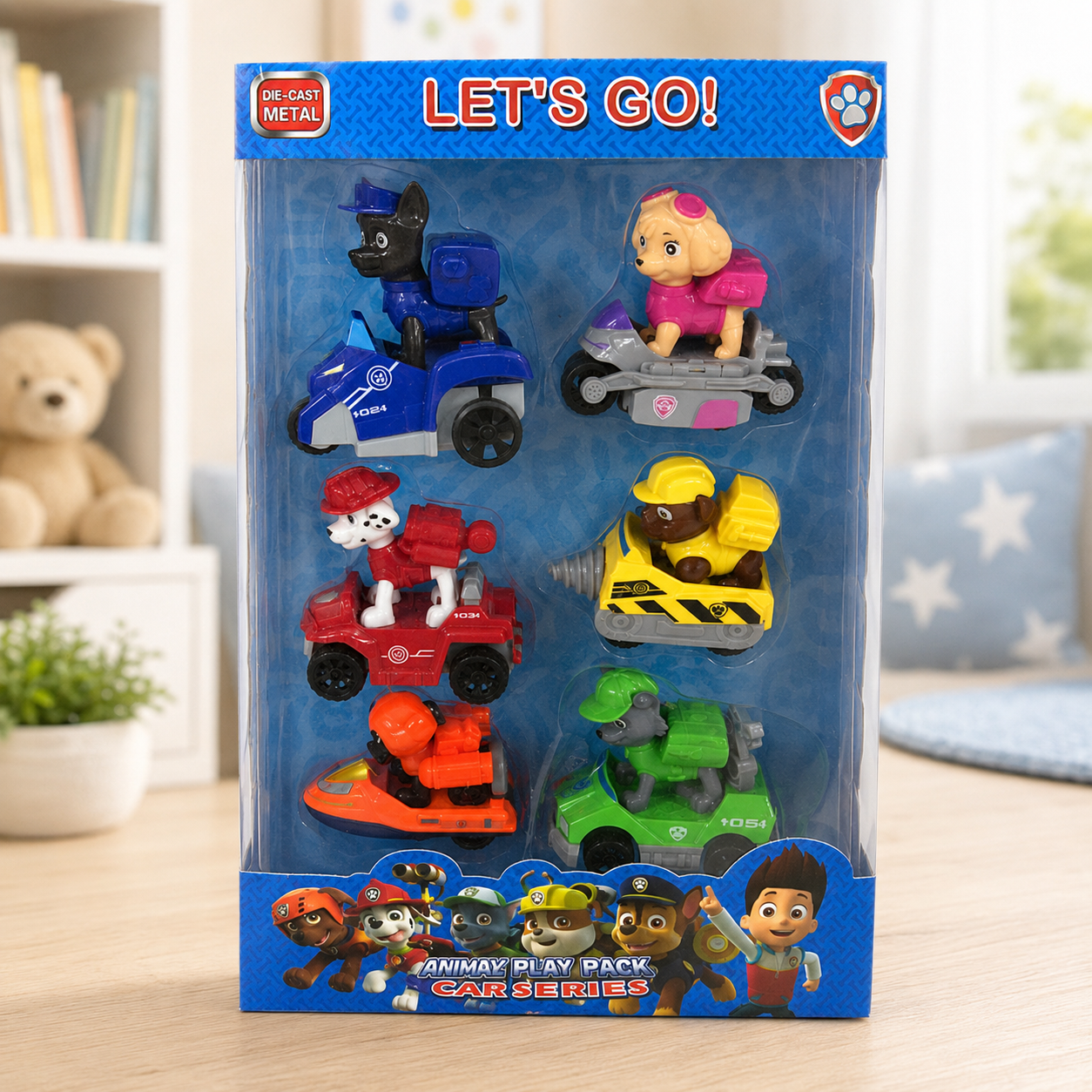 Rescue Pup Action Figure Play Set for Kids