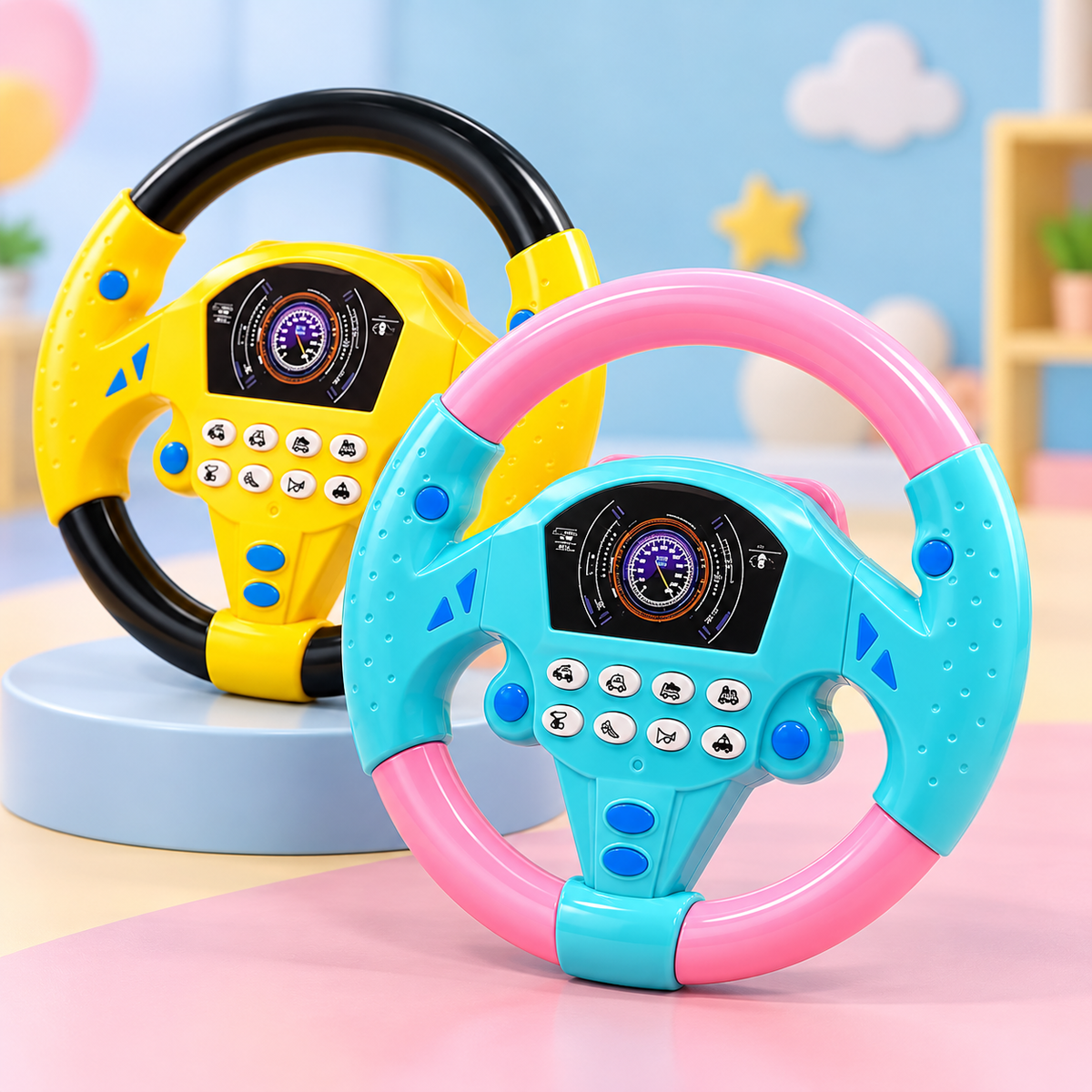 Musical Steering Wheel Toy
