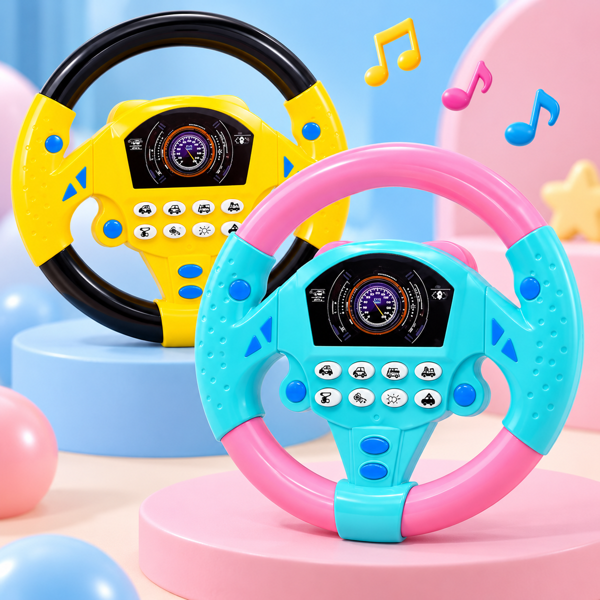 Musical Steering Wheel Toy
