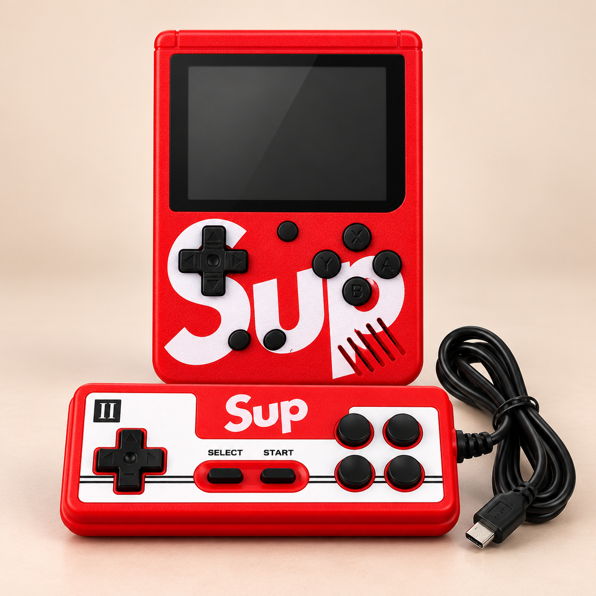 SUP Handheld Game Console with Wired Controller
