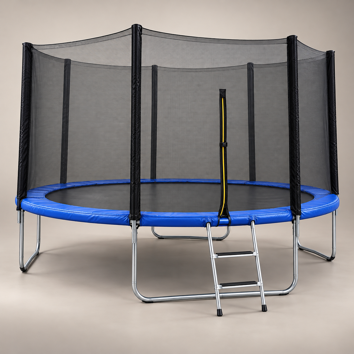 16 ft Outdoor Trampoline with Enclosure and Ladder