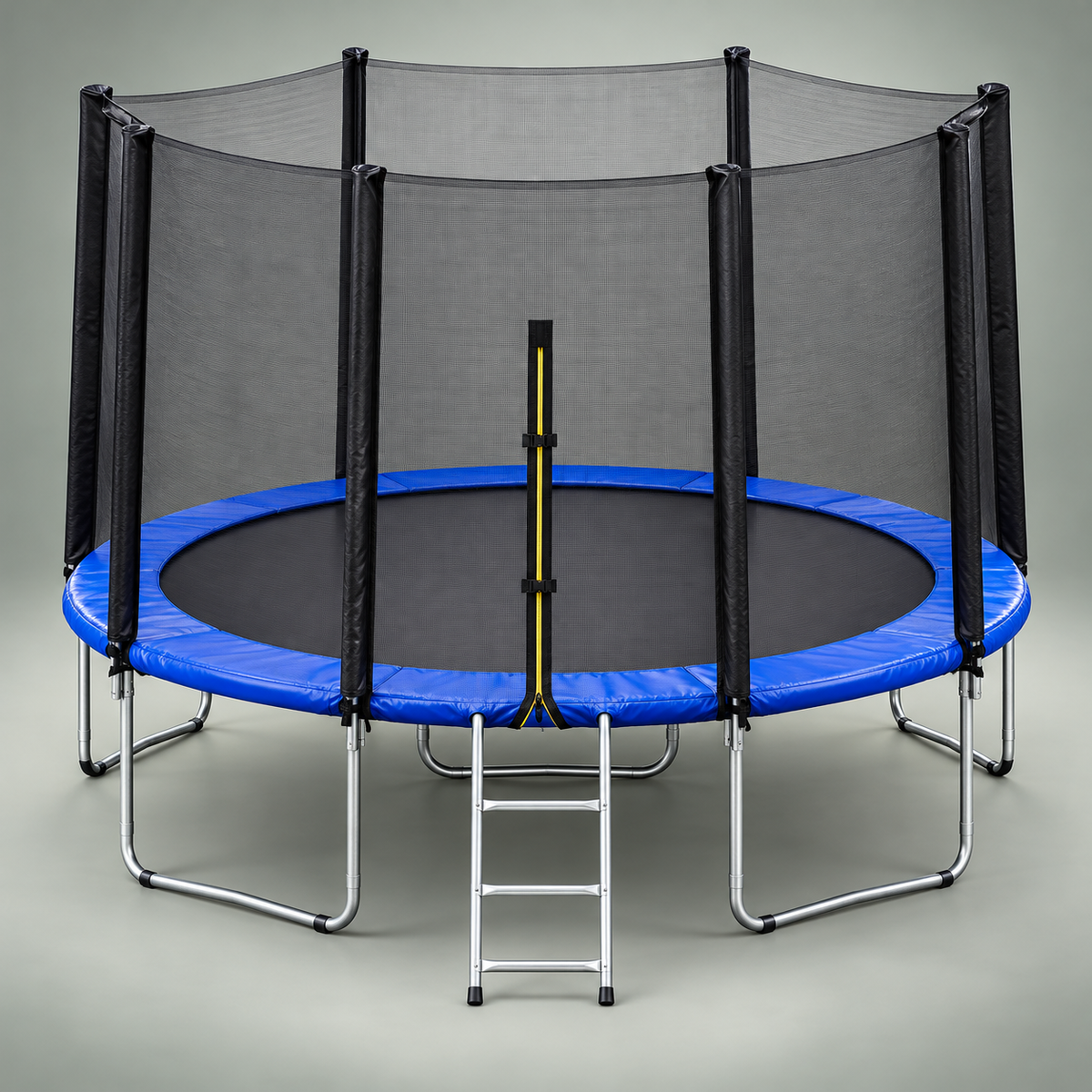 16 ft Outdoor Trampoline with Enclosure and Ladder
