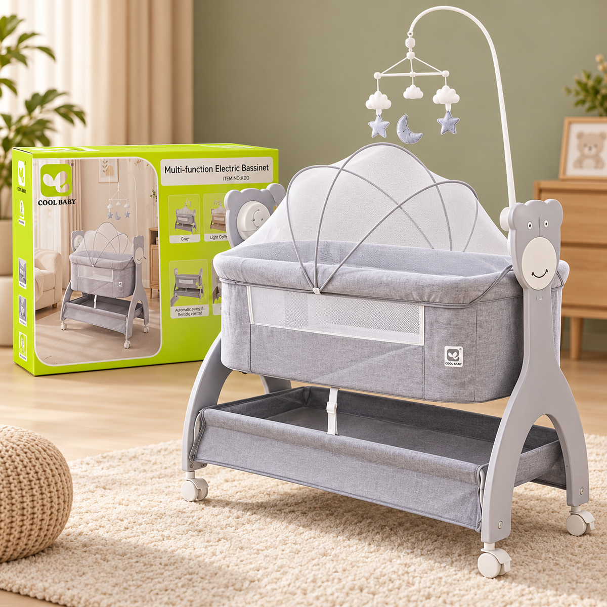 Coolbaby Multi-Functional Baby Bassinet