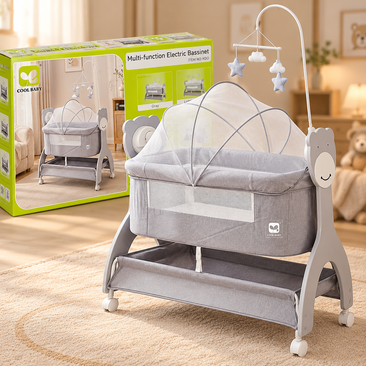 Coolbaby Multi-Functional Baby Bassinet