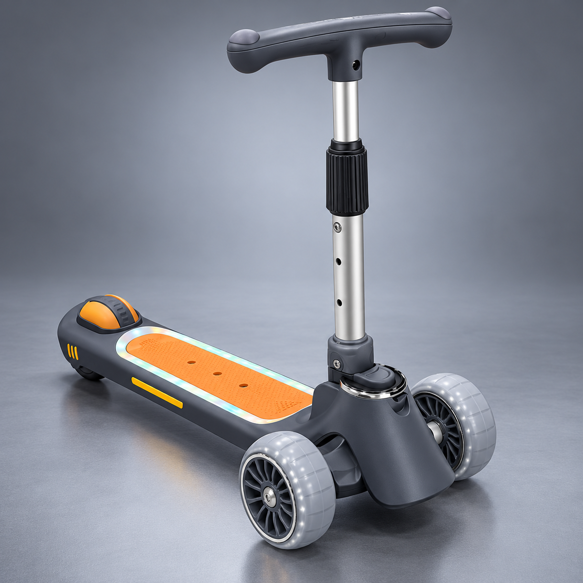 Kids Three-Wheel Kick Scooter - Pastel Colour Range