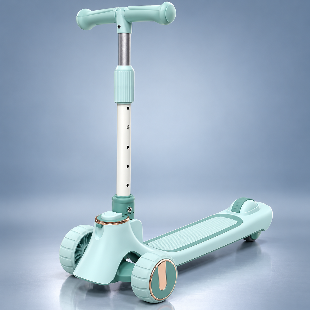 TPS-D002 Mint Three-Wheel Kids Scooter