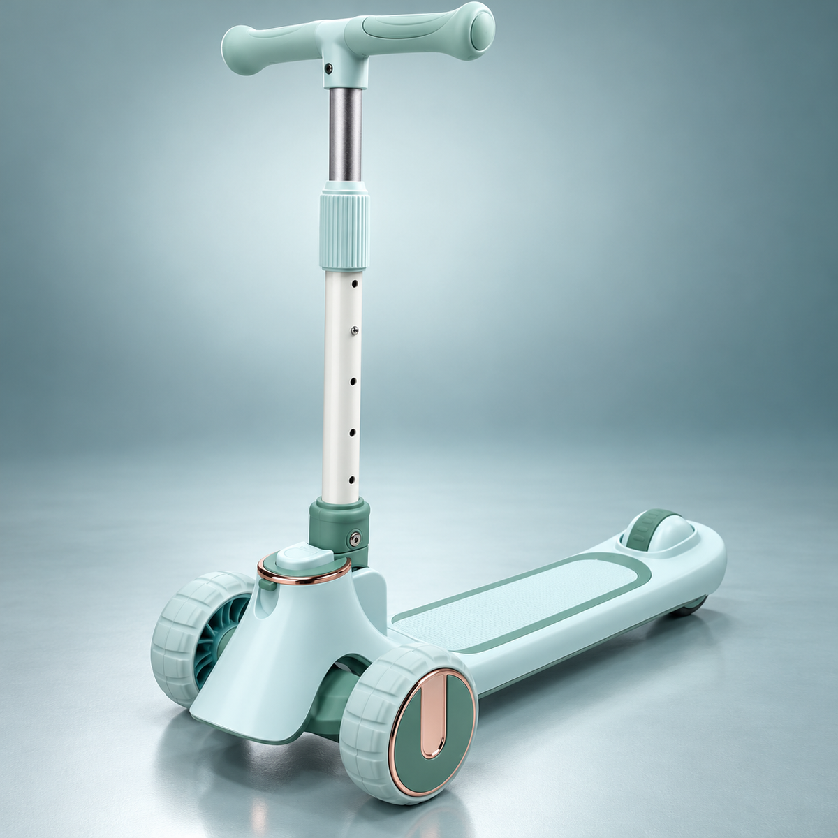 TPS-D002 Mint Three-Wheel Kids Scooter