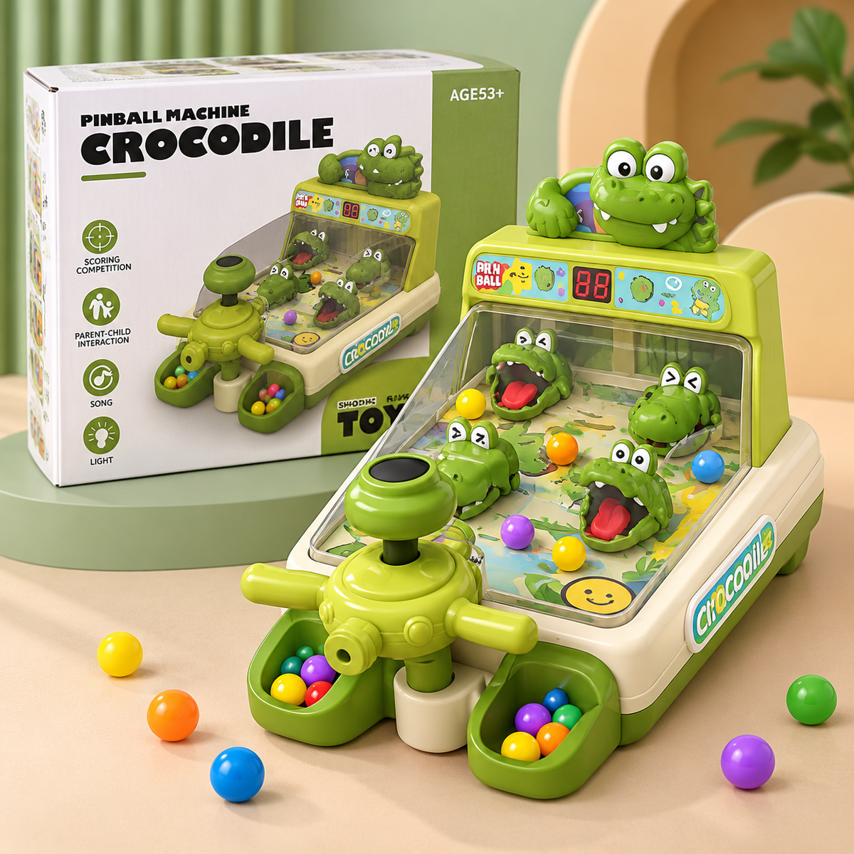 Funny Crocodile Toy Play Set
