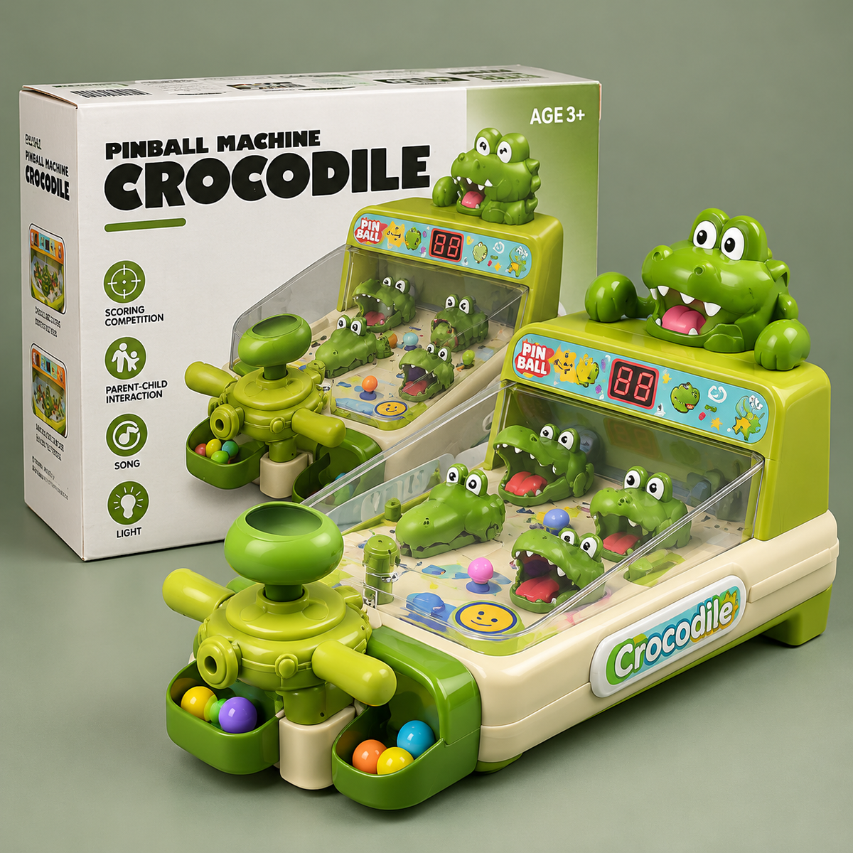 Funny Crocodile Toy Play Set