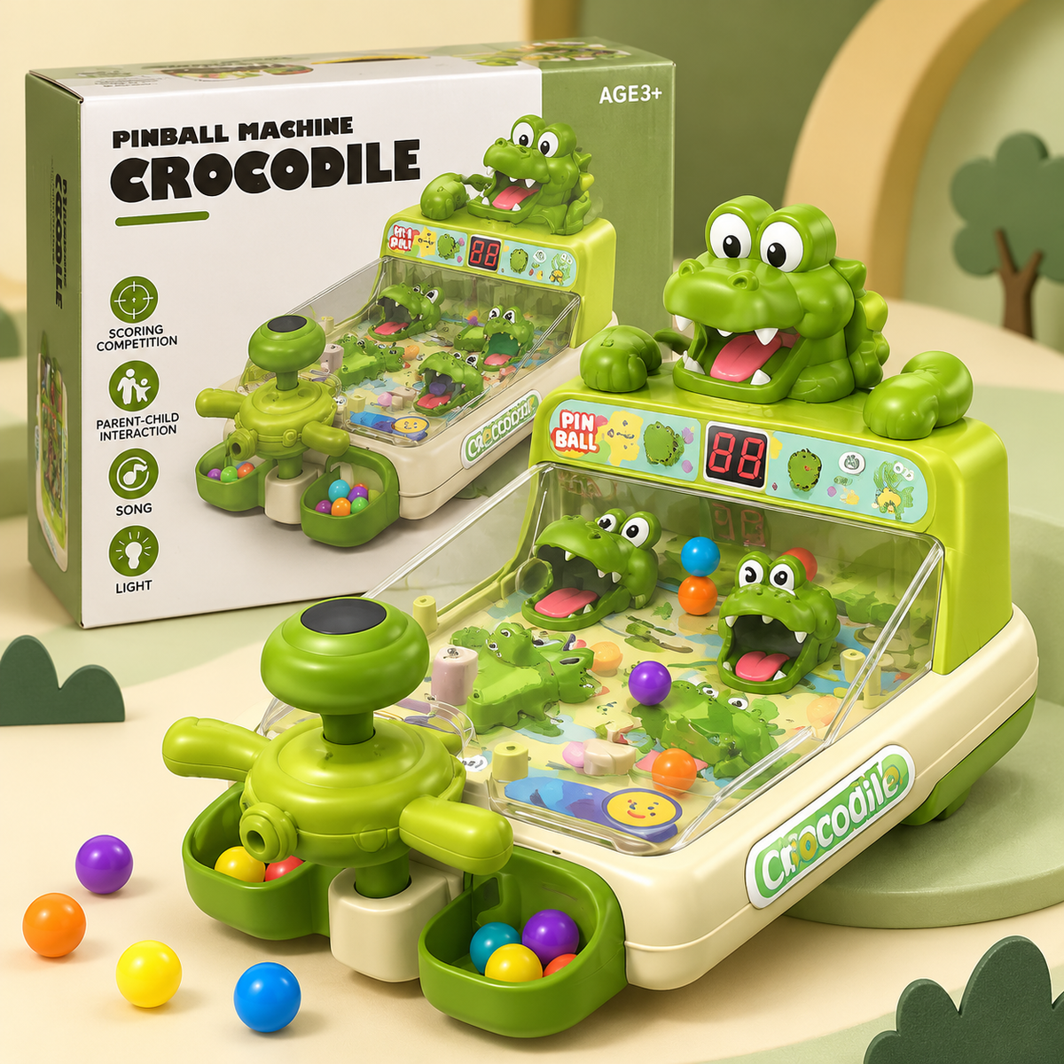 Funny Crocodile Toy Play Set