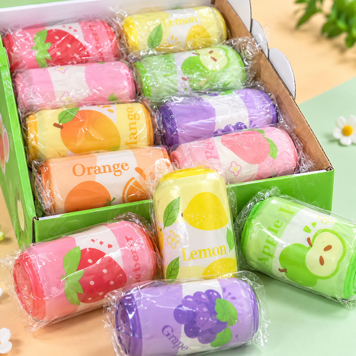 Fruit Drink Can Squishy Toy - Assorted Designs