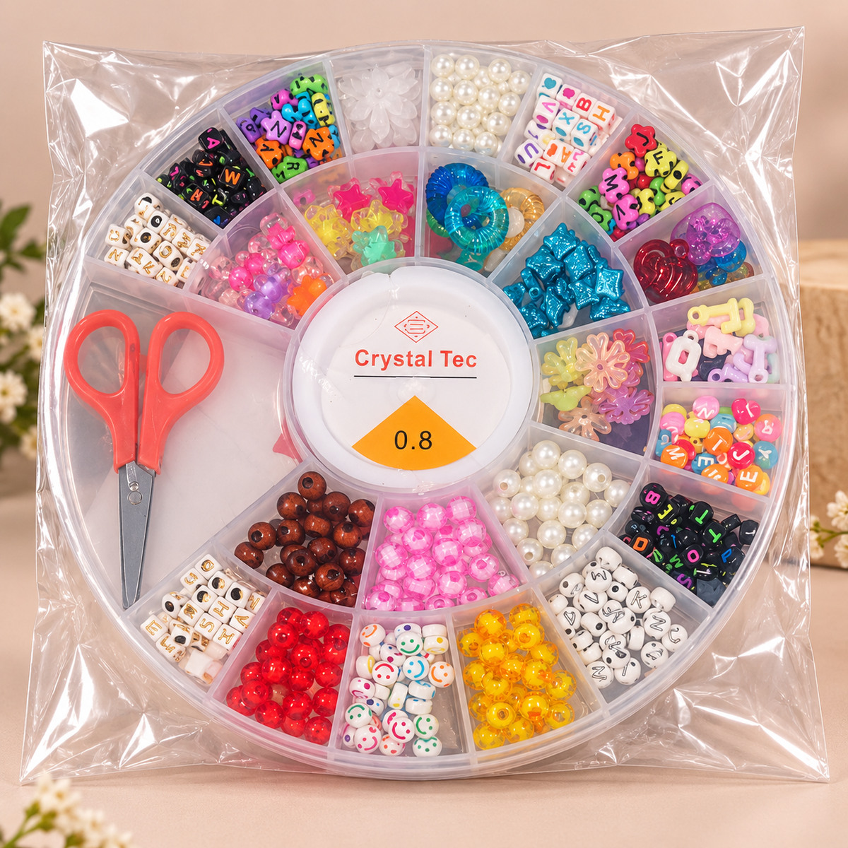 DIY Bead Jewellery Kit - Round Organiser