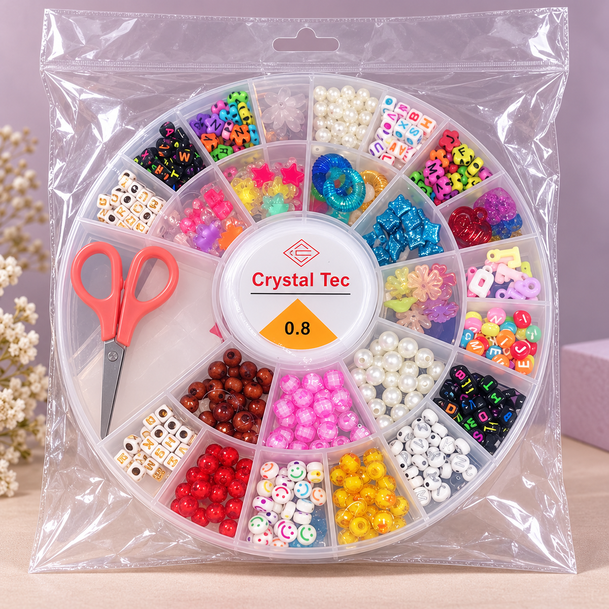 DIY Bead Jewellery Kit - Round Organiser
