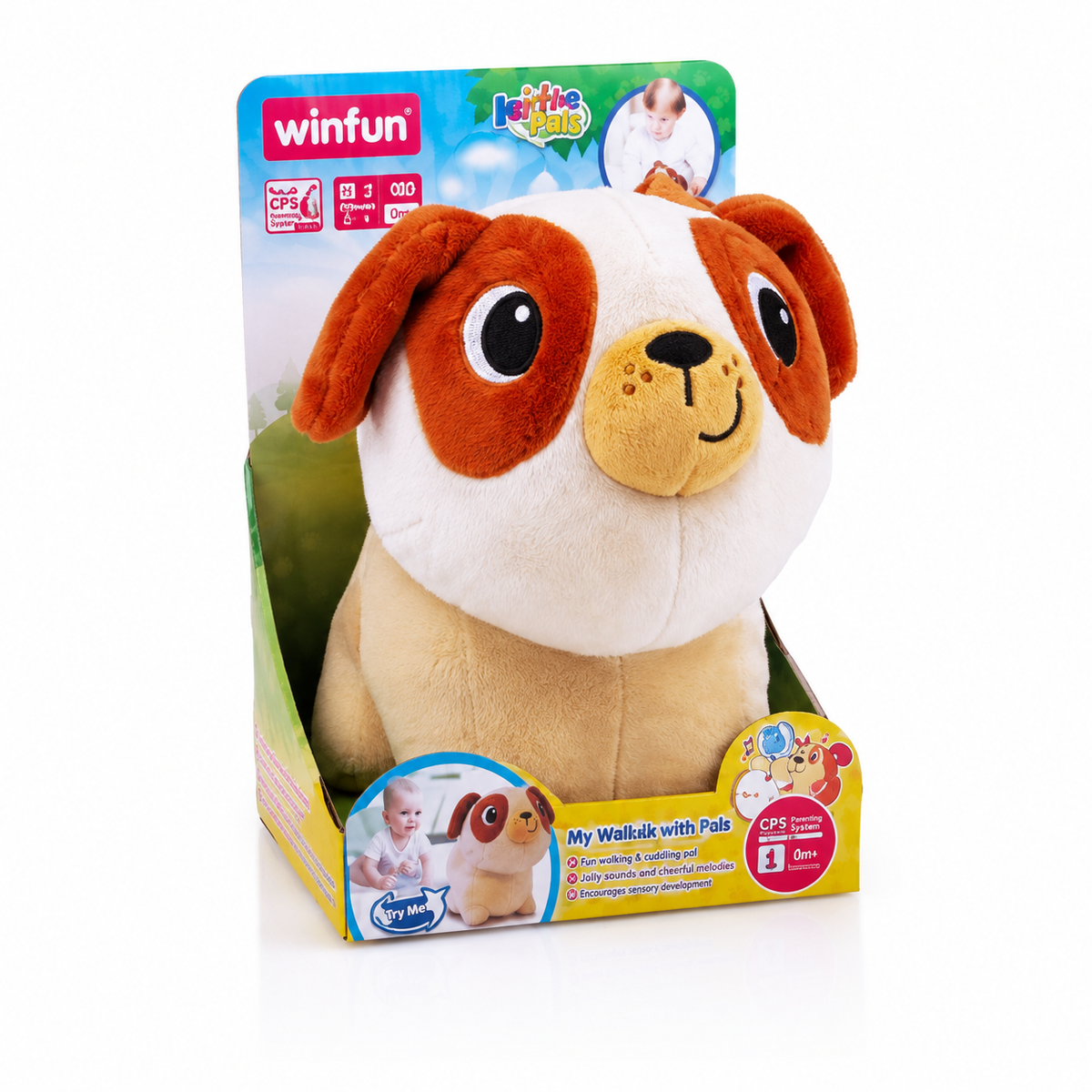Winfun Play With Me Puppy – Interactive Plush Baby Toy