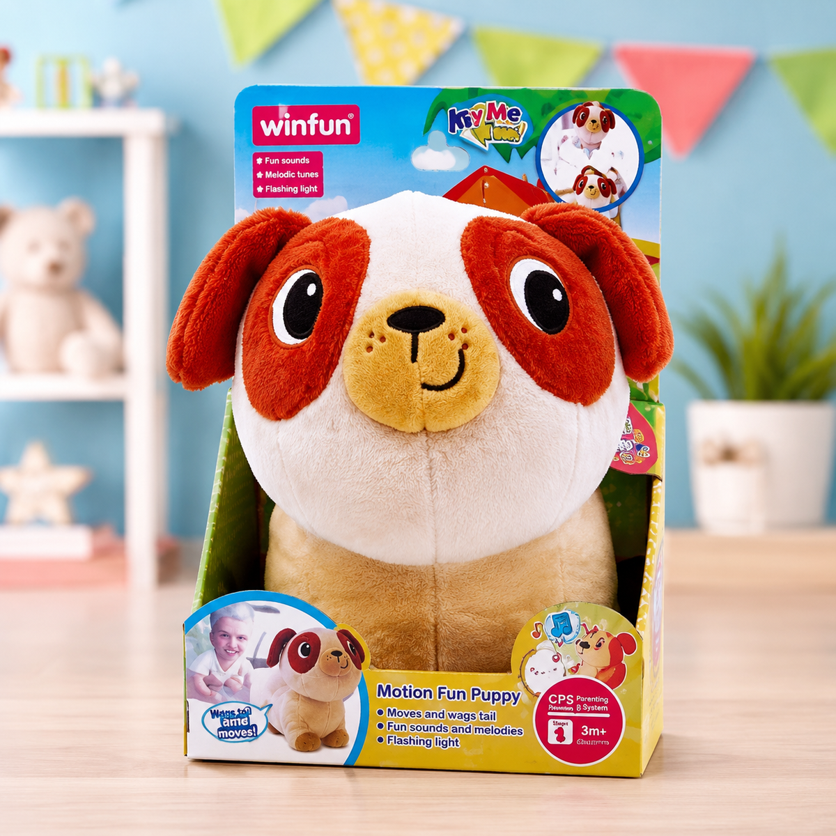 Winfun Play With Me Puppy – Interactive Plush Baby Toy