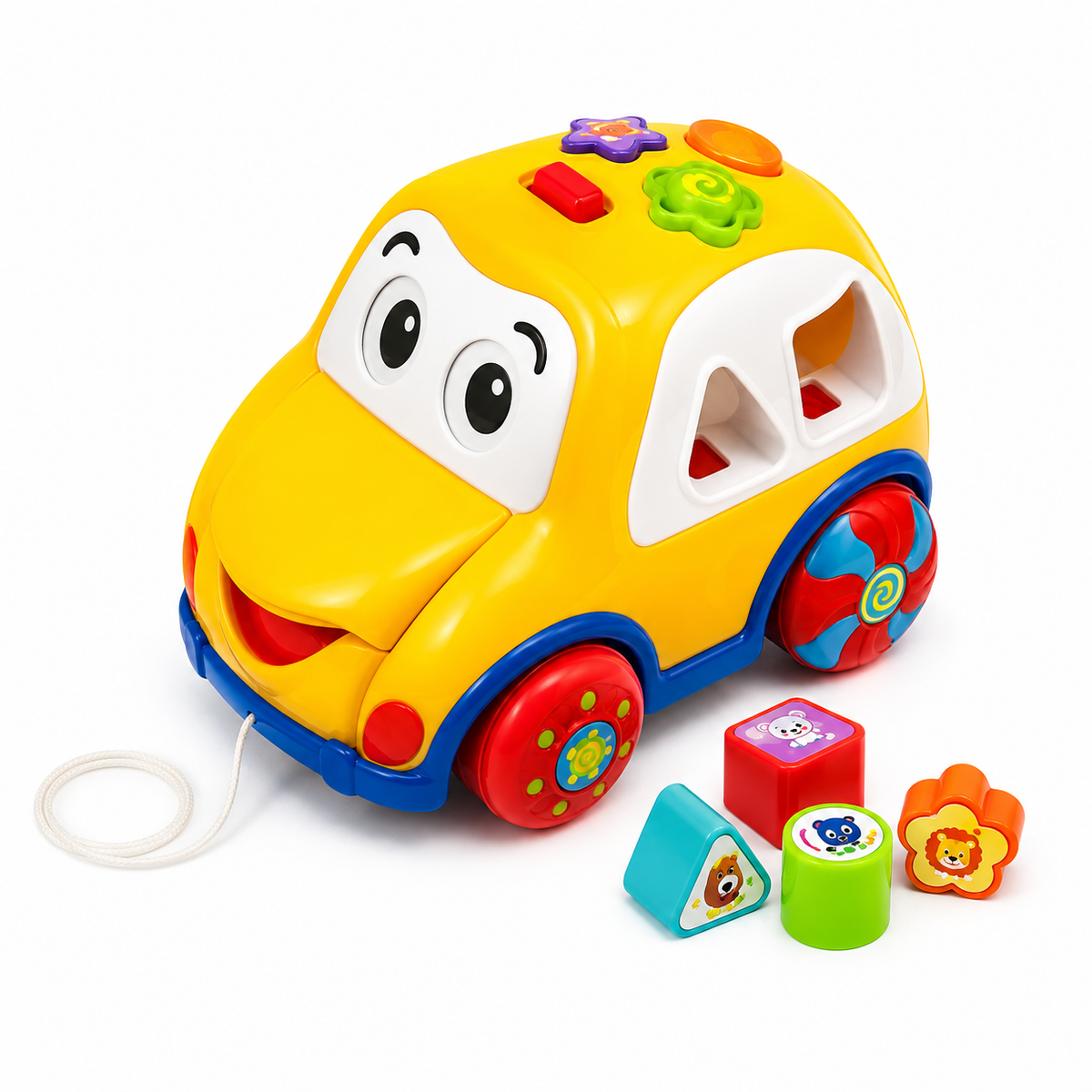 Winfun Shape Sorter Bus – Color & Shape Learning Toy