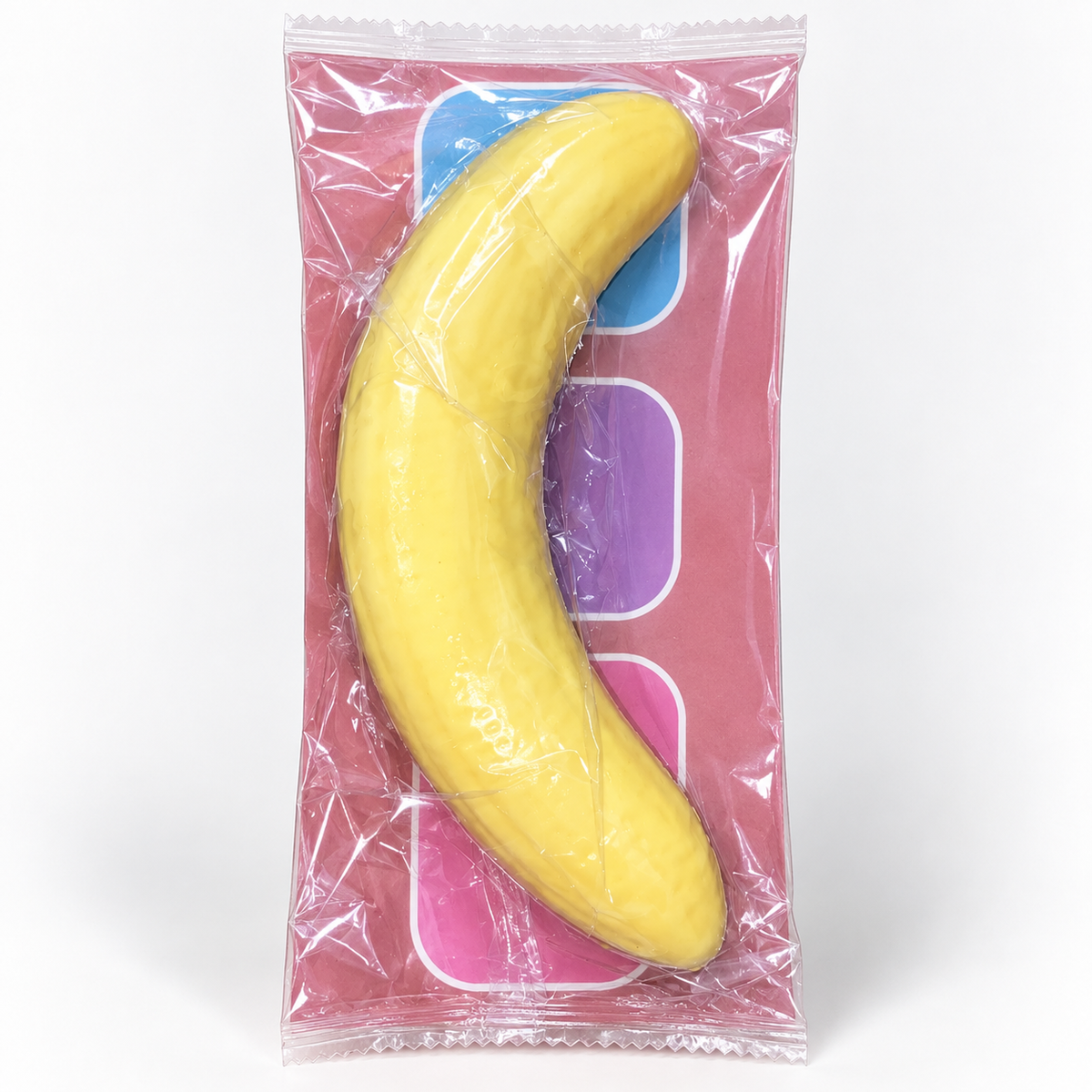 Banana Squishy Toy – Soft Sensory Squeeze Toy for Kids
