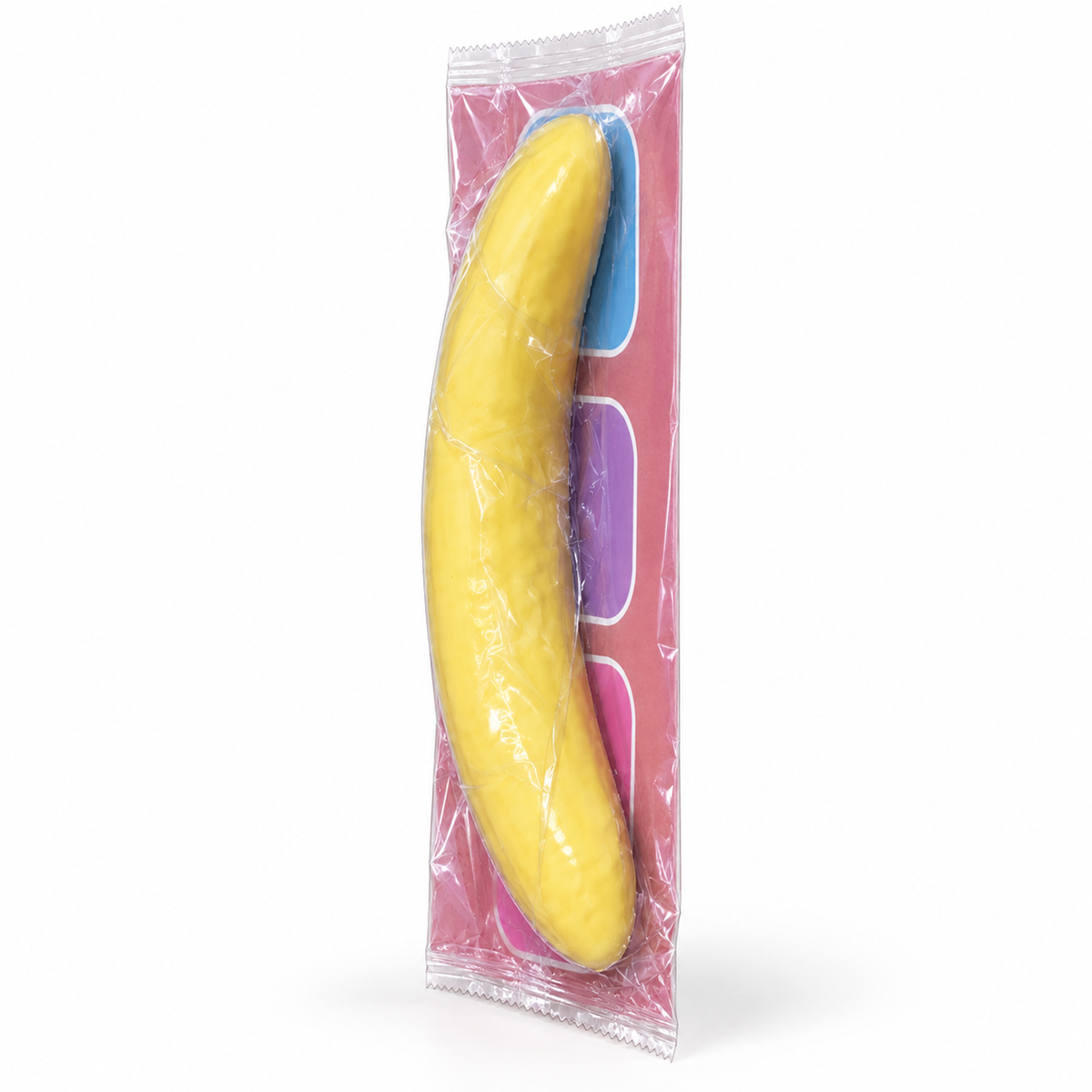 Banana Squishy Toy – Soft Sensory Squeeze Toy for Kids