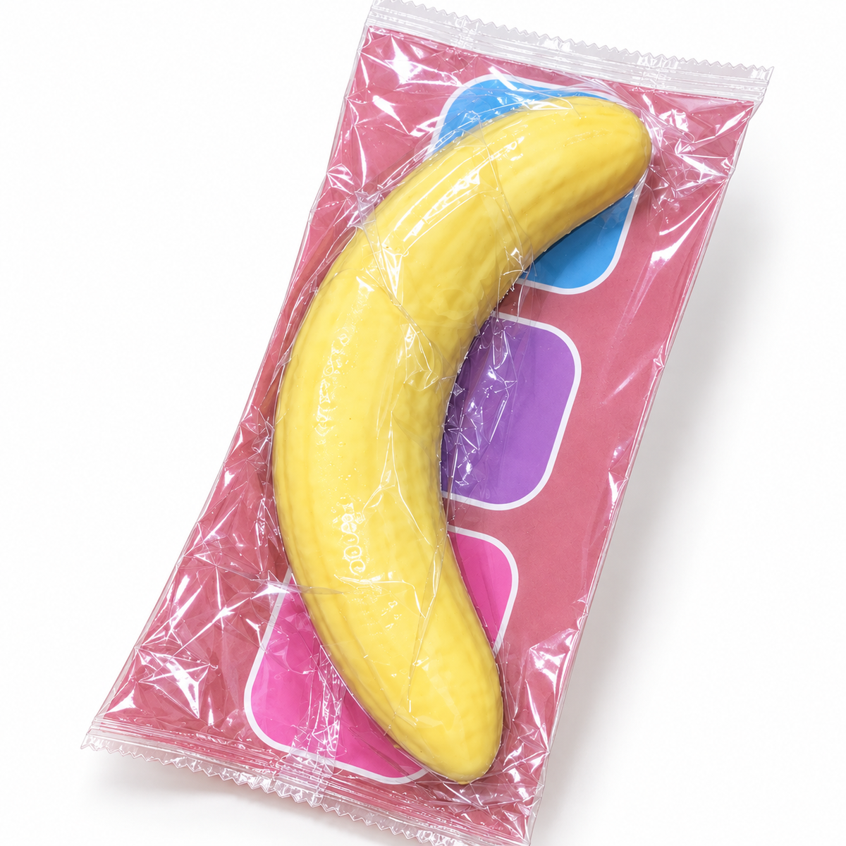 Banana Squishy Toy – Soft Sensory Squeeze Toy for Kids