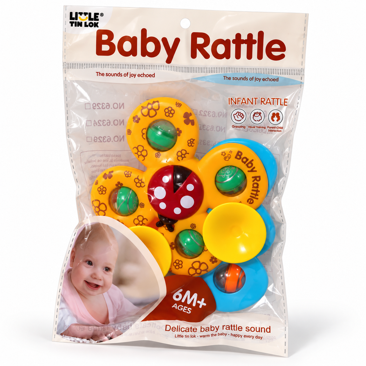 Baby Rattle – Infant Sensory Rattle Toy 3M+