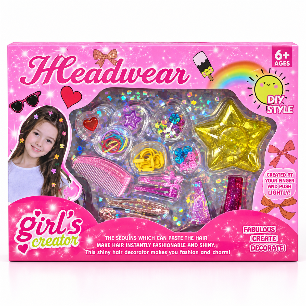Girls DIY Headwear & Hair Decoration Craft Kit