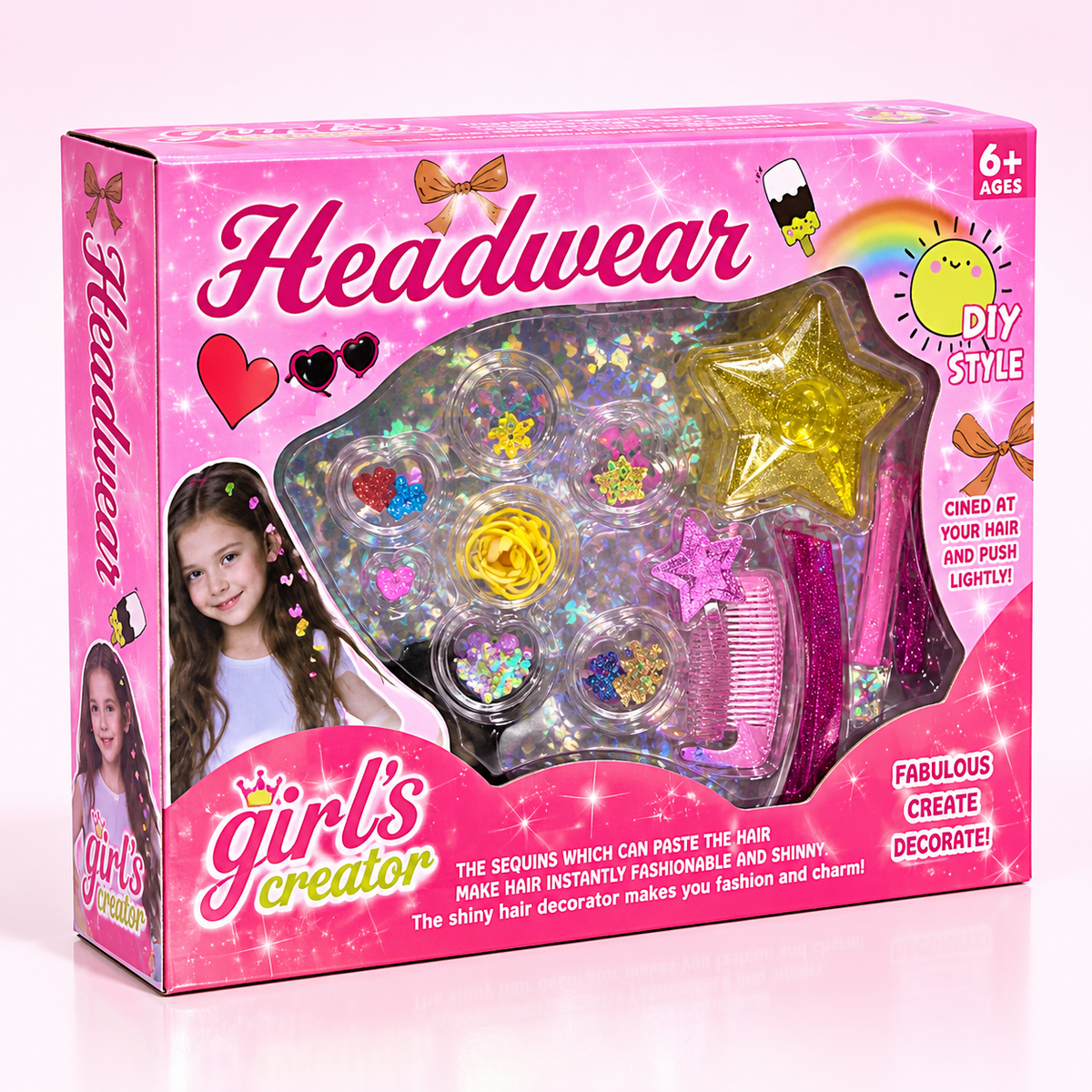 Girls DIY Headwear & Hair Decoration Craft Kit