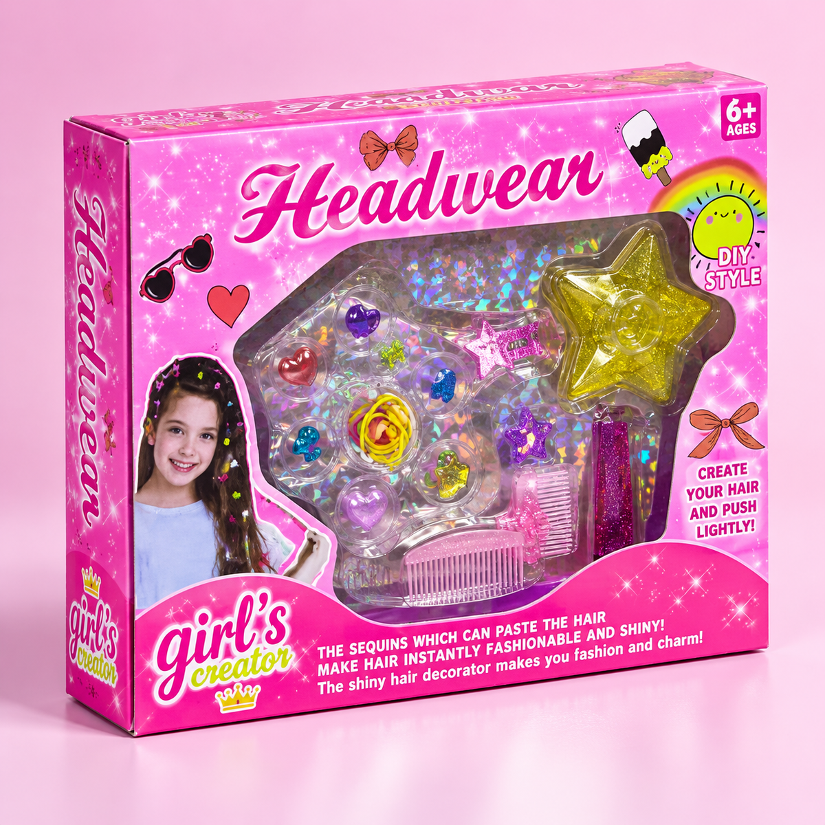 Girls DIY Headwear & Hair Decoration Craft Kit
