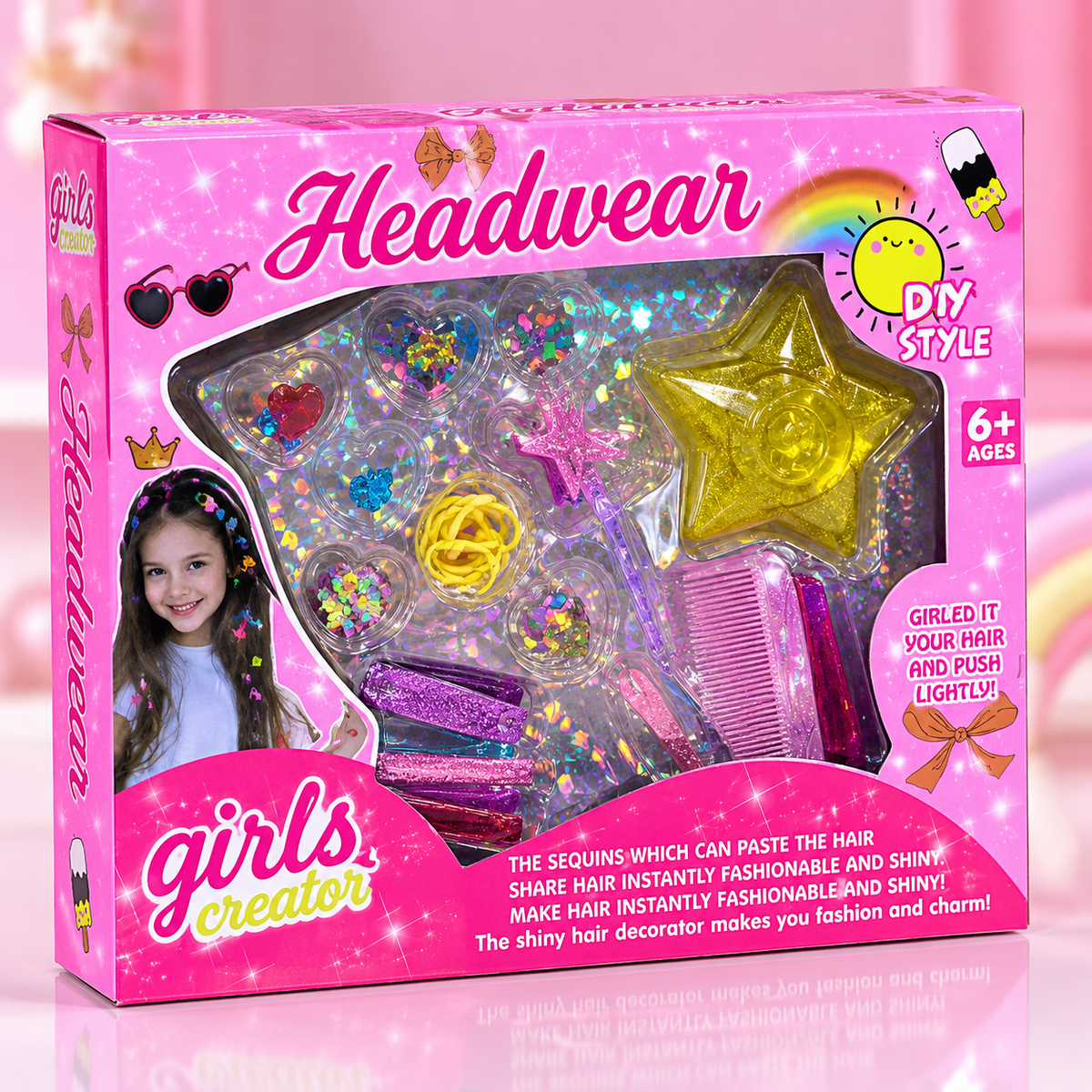Girls DIY Headwear & Hair Decoration Craft Kit