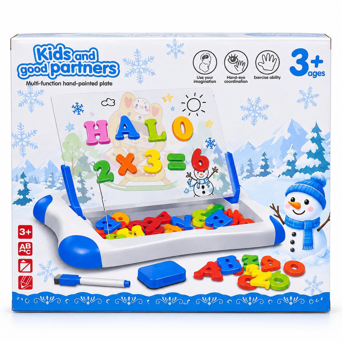Frozen-Themed Magnetic Learning Drawing Board Set