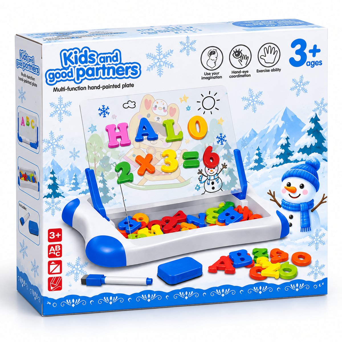 Frozen-Themed Magnetic Learning Drawing Board Set