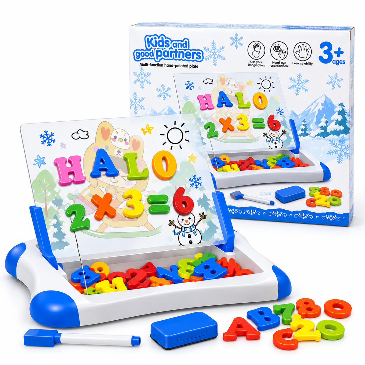 Frozen-Themed Magnetic Learning Drawing Board Set
