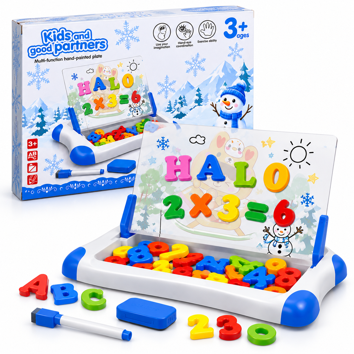 Frozen-Themed Magnetic Learning Drawing Board Set