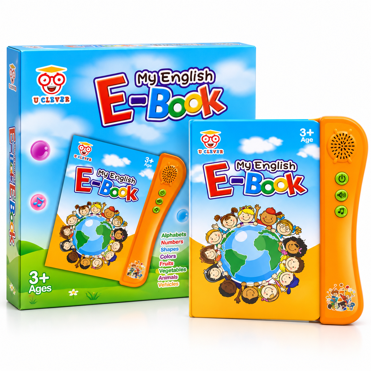 My English Electronic Learning E-Book for Kids