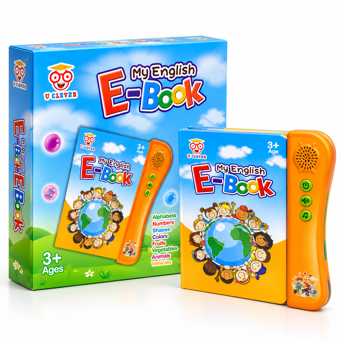 My English Electronic Learning E-Book for Kids