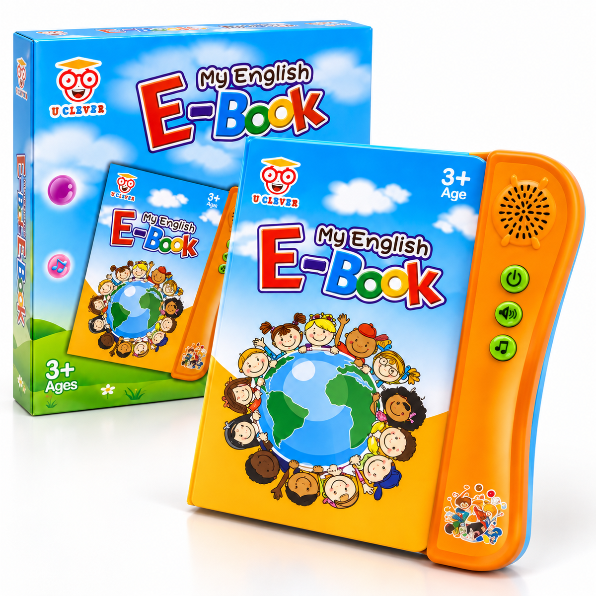 My English Electronic Learning E-Book for Kids