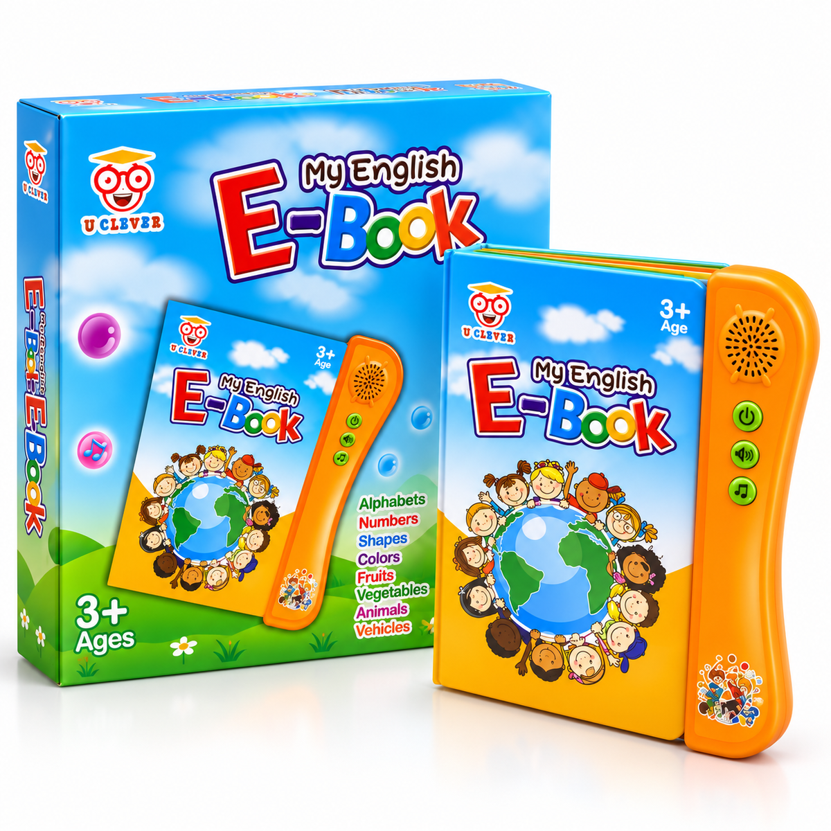 My English Electronic Learning E-Book for Kids