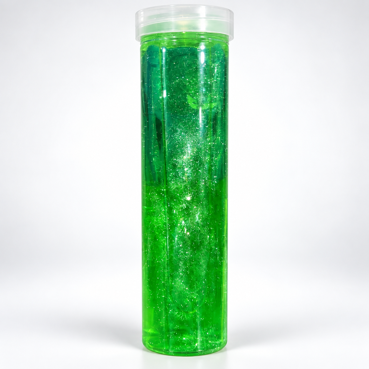 Green Glitter Slime Tube with Surprise Toy