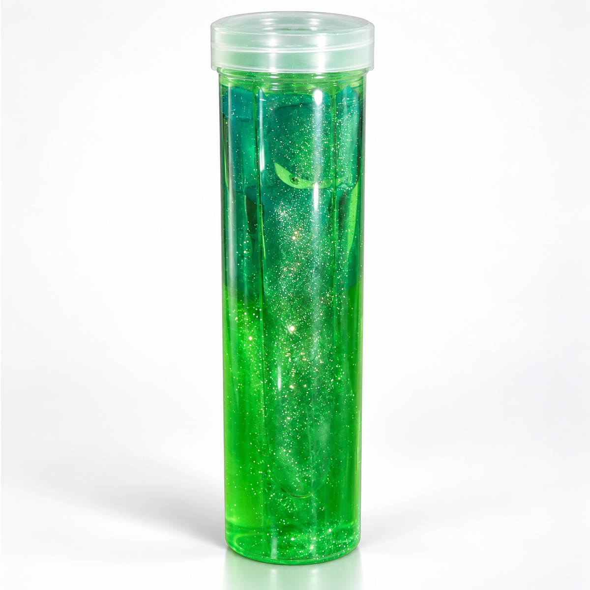 Green Glitter Slime Tube with Surprise Toy