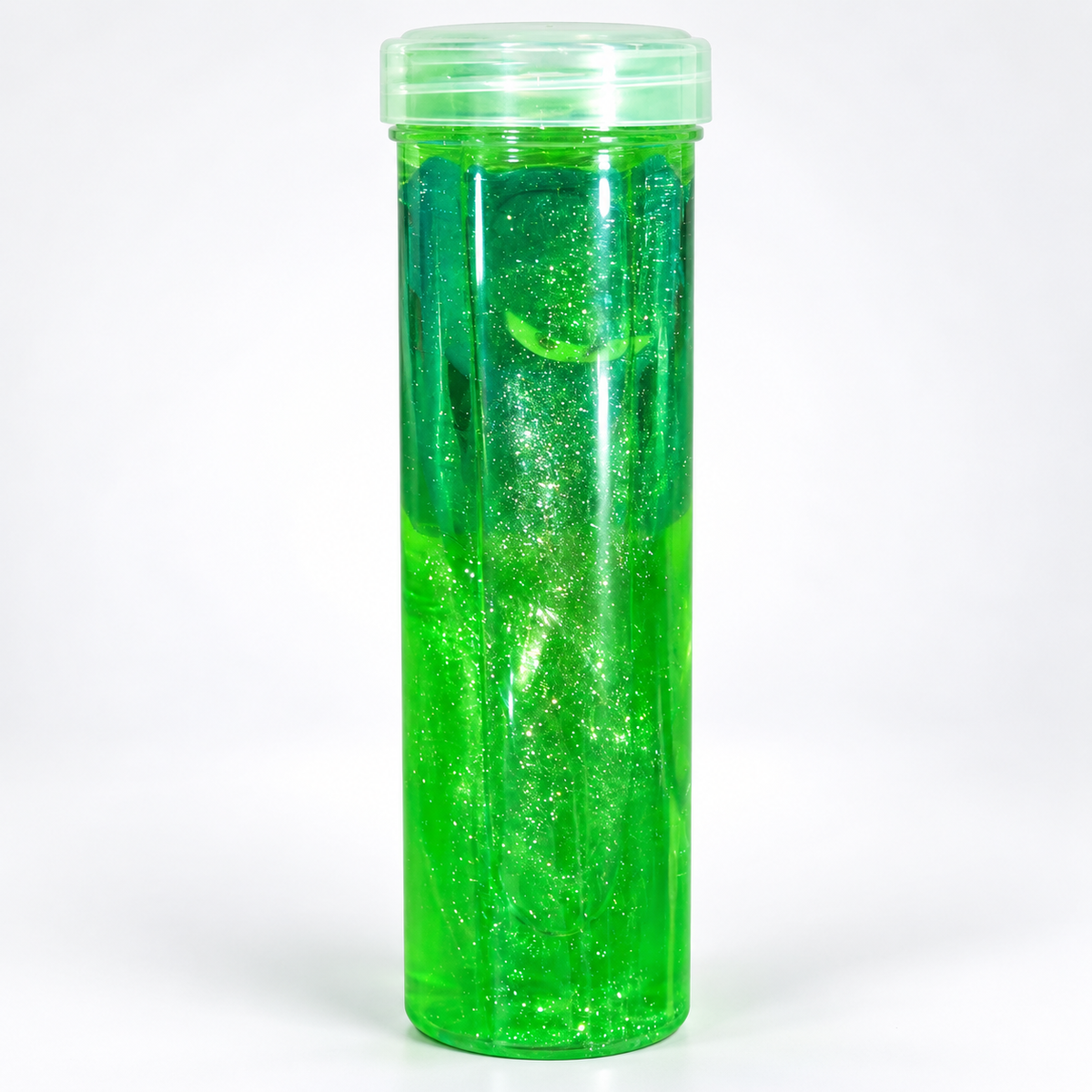 Green Glitter Slime Tube with Surprise Toy