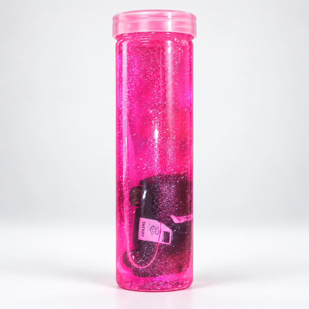 Pink Glitter Slime Tube with Surprise Toy